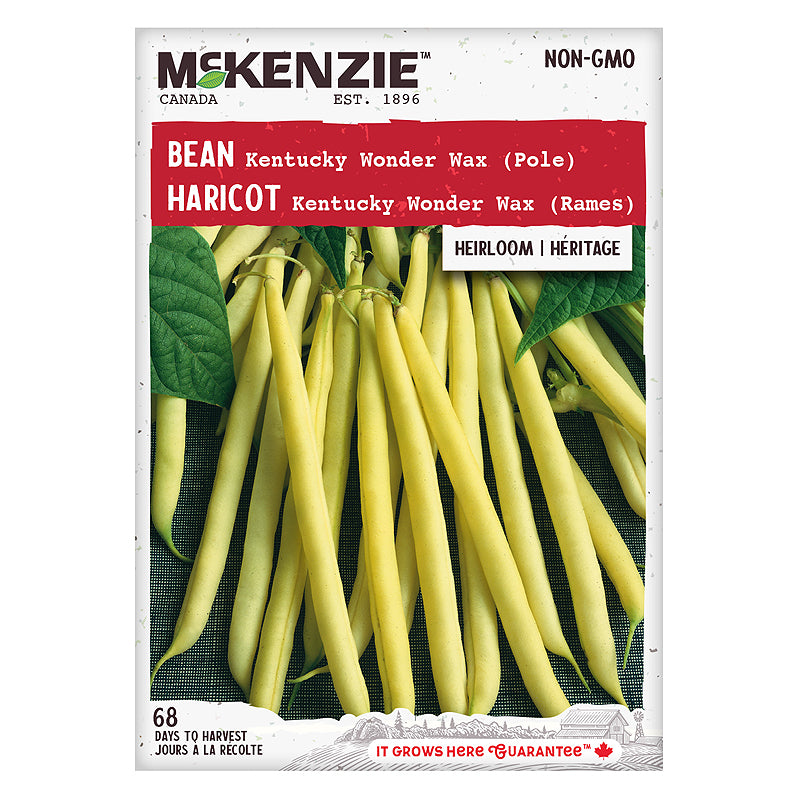 Bean Seeds, Kentucky Wonder Wax Pole