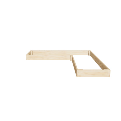 L-shaped Raised Garden Bed 6x6 ft. - 5.5 in deep