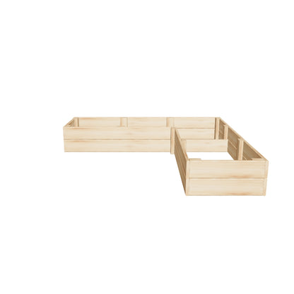 L-shaped Raised Garden Bed 6x6 ft. - 11.0 in deep