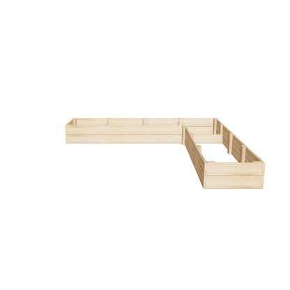 L-shaped Raised Garden Bed 8x8 ft. - 11.0 in deep