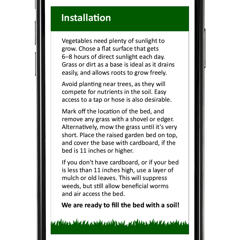 Garden Bed Plan rectangular 2x4 double height