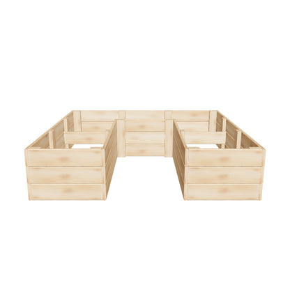 U-shaped Raised Garden Bed 6x6 ft. - 16.5 in deep